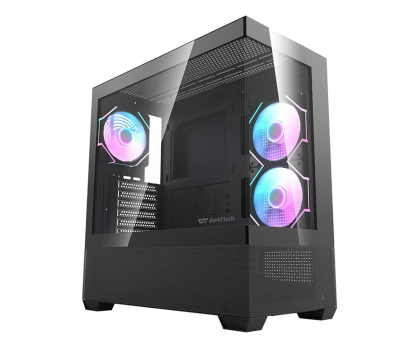 Obudowa DarkFlash DS900 Air Black DS900 Air Black+6fan